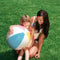 Bright Color Kids Inflatable Beach Ball PVC Pool and Outdoor Play Ball