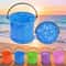Collapsible Beach Bucket Set For Kids Foldable Sand Bucket Toys 1