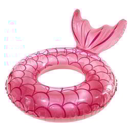 mermaid tail kids swim ring thick pvc inflatable pool float for children