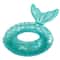 Mermaid Tail Kids Swim Ring Thick PVC Inflatable Pool Float For Children 6