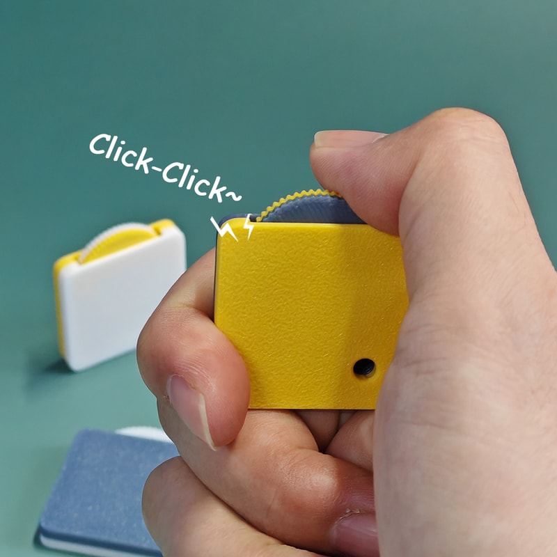 Slim Gear Fidget Toy 3D Printed Desk Fidget For Stress Relief 1