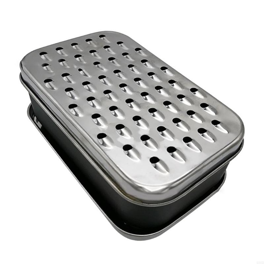 Stainless Steel Cheese Grater with Container Box Grater Vegetable Chopper