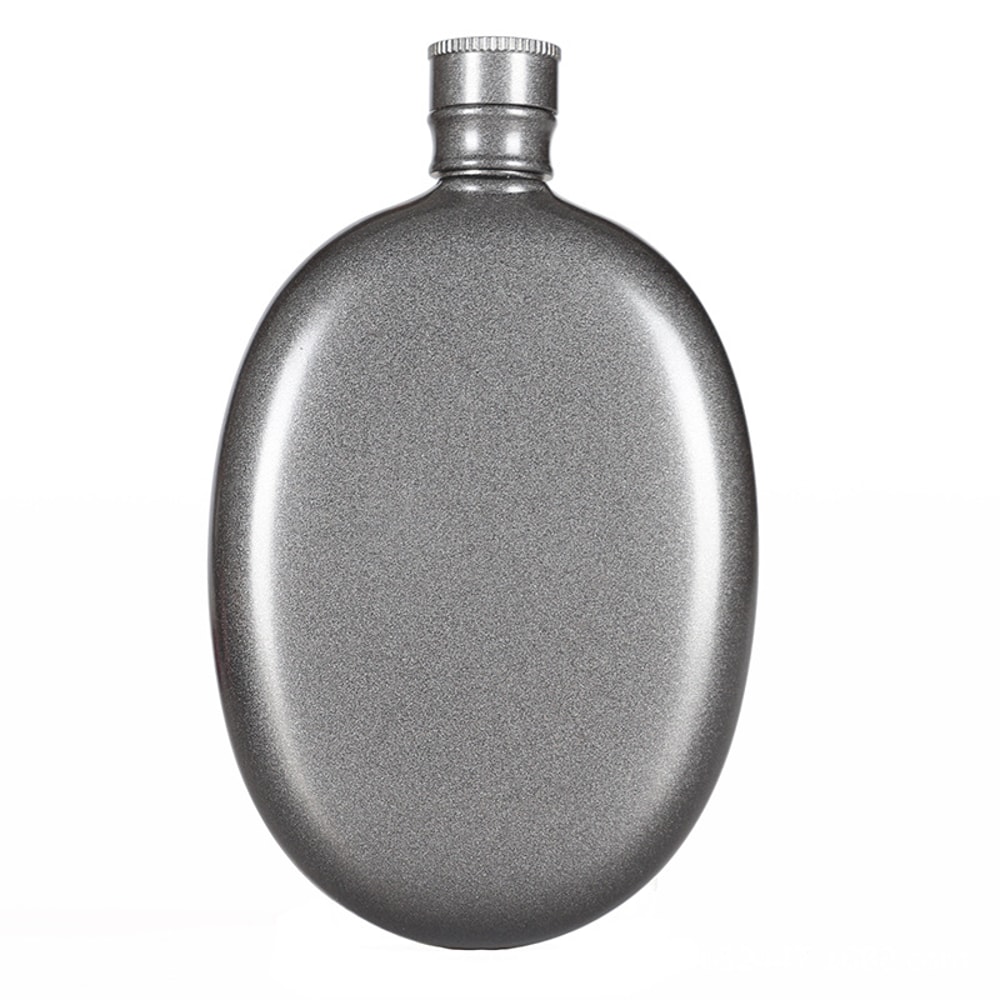 3oz Mini Hip Flask Portable 304 Stainless Steel Round Pocket Flask 2