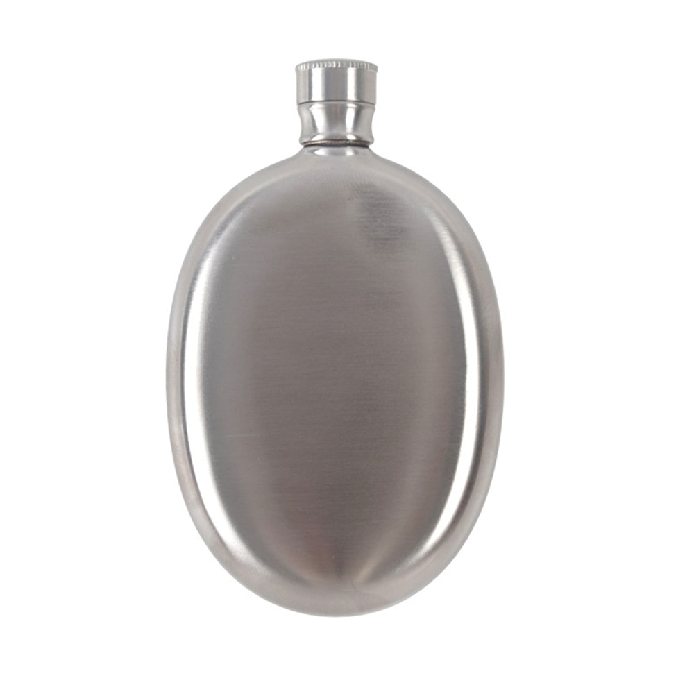 3oz Mini Hip Flask Portable 304 Stainless Steel Round Pocket Flask 3