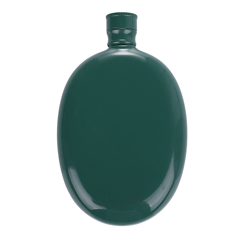 3oz Mini Hip Flask Portable 304 Stainless Steel Round Pocket Flask 4