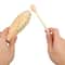 Dual Tone Wooden Fish Percussion Block with Mallet for Orff Music and Rhythm Practice