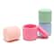 Leak Proof Silicone Travel Jars For Toiletries Refillable Cosmetic Cream Containers 0