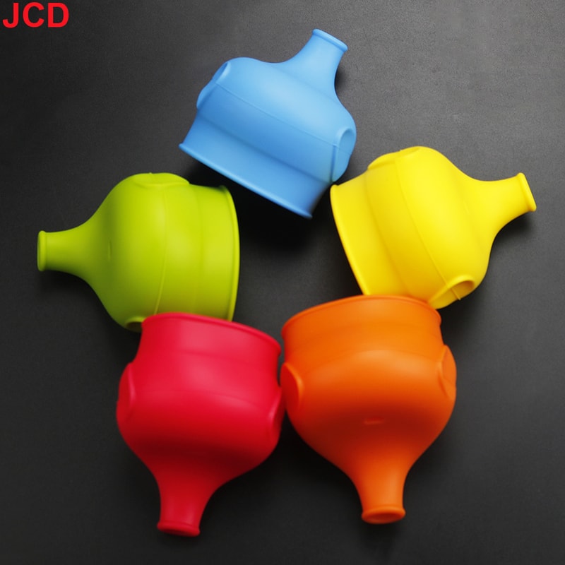 Elephant silicone sippy cup lid spill proof training cup cover for toddlers