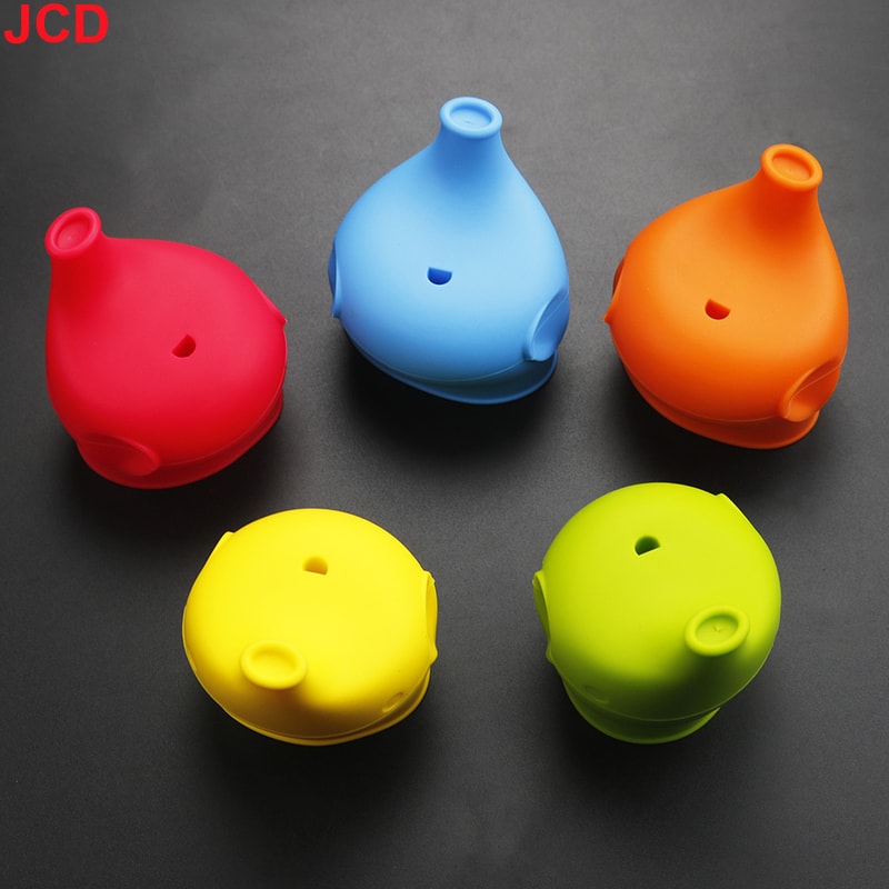 Elephant silicone sippy cup lid spill proof training cup cover for toddlers
