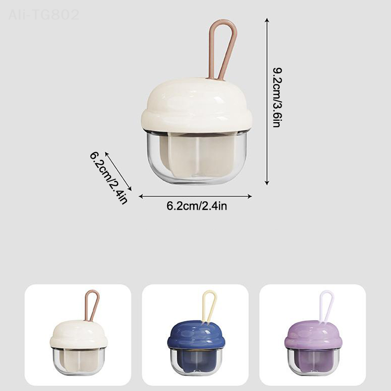 Compartment Travel Pill Organizer Box for Pocket Purse Daily Medicine Storage