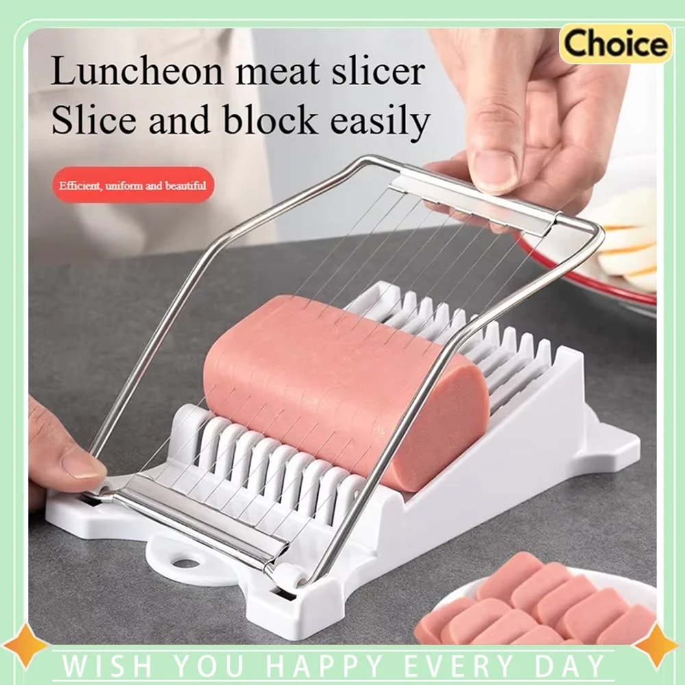 Multi Use Luncheon Meat Slicer And Egg Slicer For Cheese Fruit And Soft Foods 1