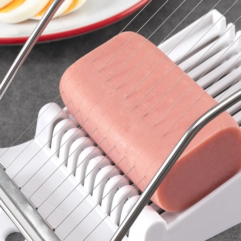 Multi Use Luncheon Meat Slicer And Egg Slicer For Cheese Fruit And Soft Foods 3