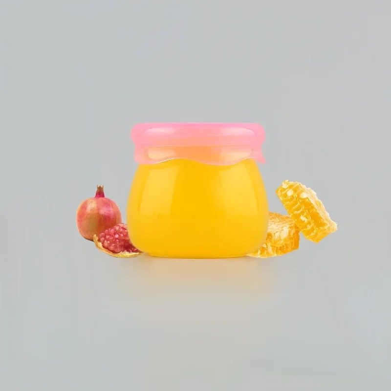 Honey Pot Empty Lip Gloss Container Refillable Lip Balm Jar 3