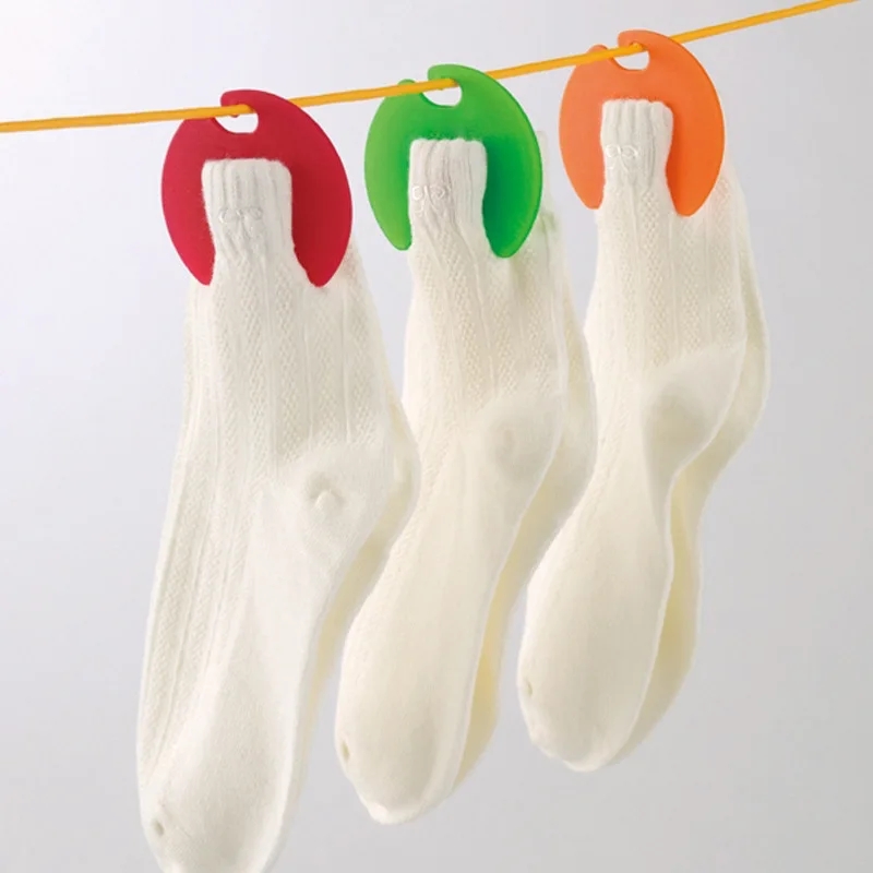 Colorful Sock Clips for Laundry Piece Set Sock Organizers & Laundry Sock Holder