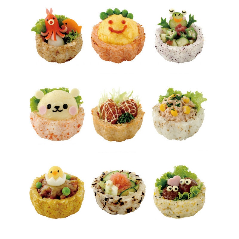 Kids Onigiri Mold Rice Ball Sushi Maker for Bento Lunches