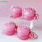 Pumpkin Lid Lip Gloss Container Pink Lip Mask Jar For DIY Beauty Storage 0
