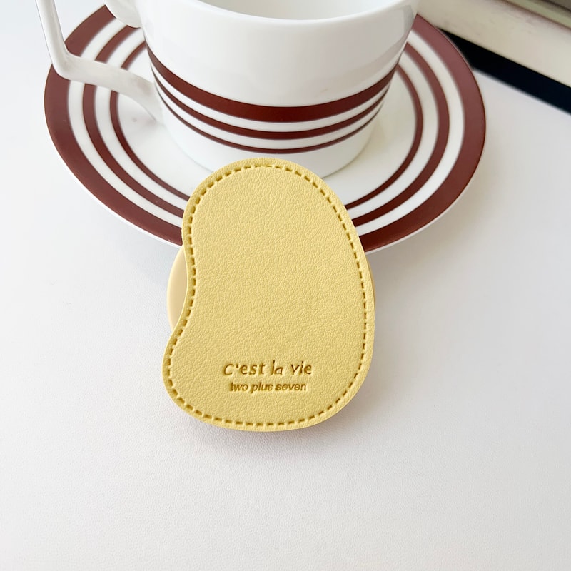 Cute Leather MagSafe Phone Grip Stand For Wireless Charging Holder 4