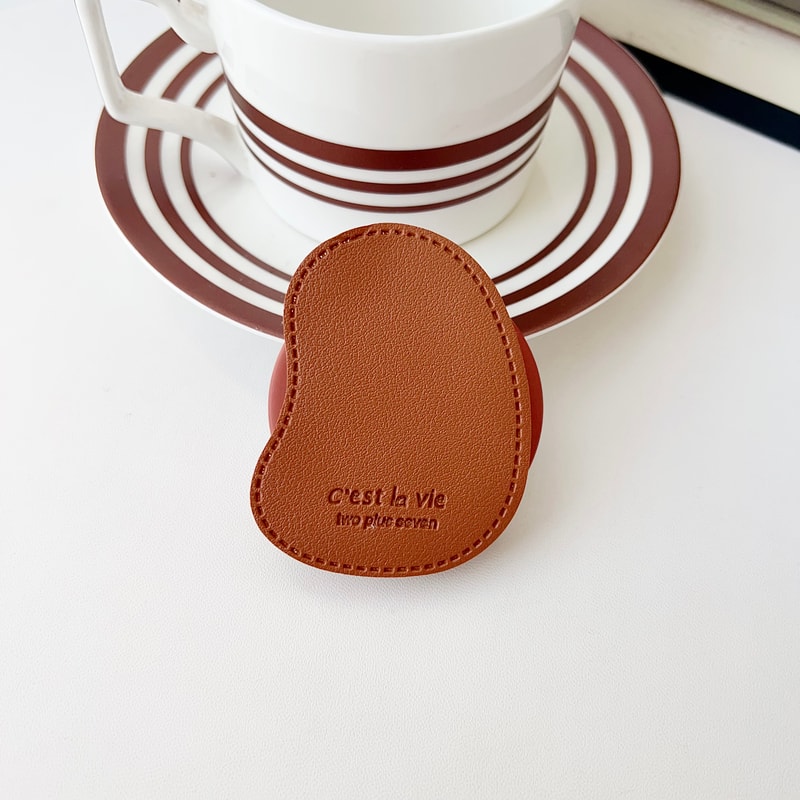 Cute Leather MagSafe Phone Grip Stand For Wireless Charging Holder 11