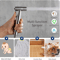Brushed Handheld Bidet Sprayer For Toilet Stainless Steel Bathroom Shattaf Set 2