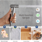 Brushed Handheld Bidet Sprayer For Toilet Stainless Steel Bathroom Shattaf Set 2