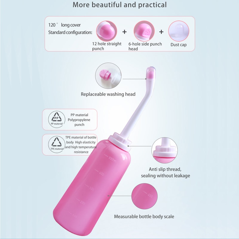 Portable Bidet Travel Bottle For Postpartum Care Baby Cleansing And Personal Hygiene 3