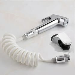 stainless steel handheld bidet sprayer for toilet with wall mount hose kit