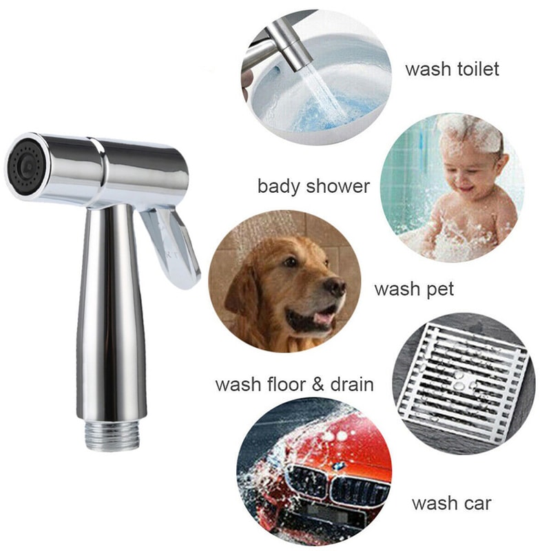 Handheld Bidet Sprayer for Toilet Shattaf Bathroom Cleaning Shower Head