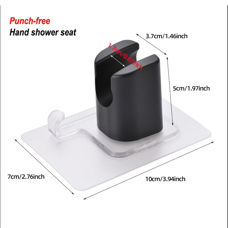 Handheld Bidet Sprayer Set with No Drill Holder and Hose for Toilet Cleaning