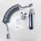 Handheld Bidet Sprayer Set with No Drill Holder and Hose for Toilet Cleaning