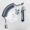 Handheld Bidet Sprayer Set with No Drill Holder and Hose for Toilet Cleaning