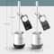 FlexClean Silicone Toilet Brush And Holder For Wall Mount Or Floor Stand 5