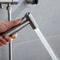 Stainless Steel Handheld Bidet Sprayer Set With Two Way Faucet And Hose 0