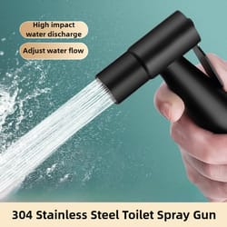 stainless steel handheld bidet sprayer for toilet high pressure bathroom cleaning faucet