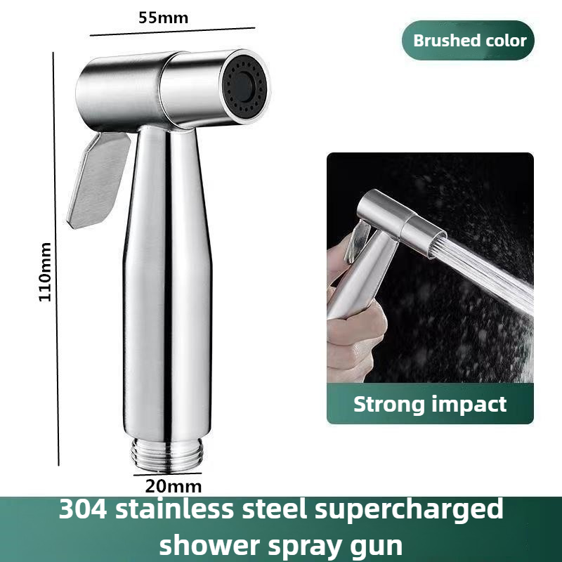 Stainless Steel Handheld Bidet Sprayer For Toilet High Pressure Bathroom Cleaning Faucet 5