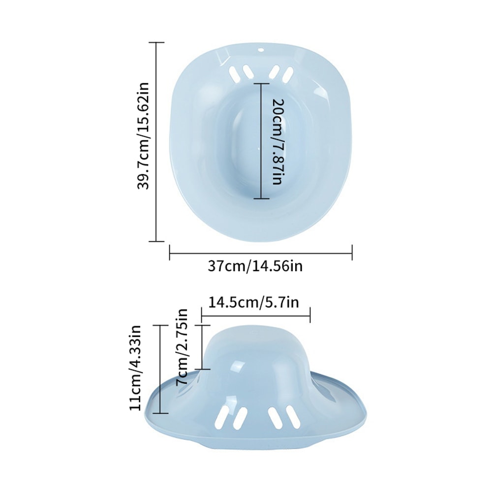 ComfortCare Sitz Bath For Toilet Seat Postpartum Care Tub Perineal Relief Basin 4