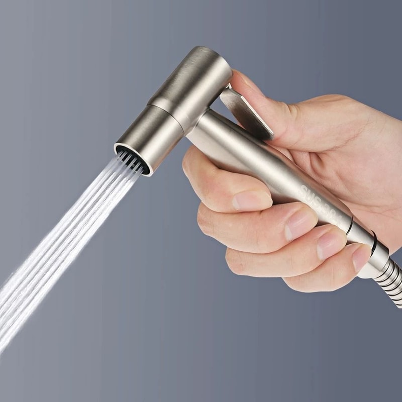 High Pressure Faucet Sprayer Stainless Steel Handheld Shower for Sink and Washing Machine