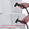 Matte Black Handheld Bidet Sprayer for Toilet Portable Shattaf Attachment