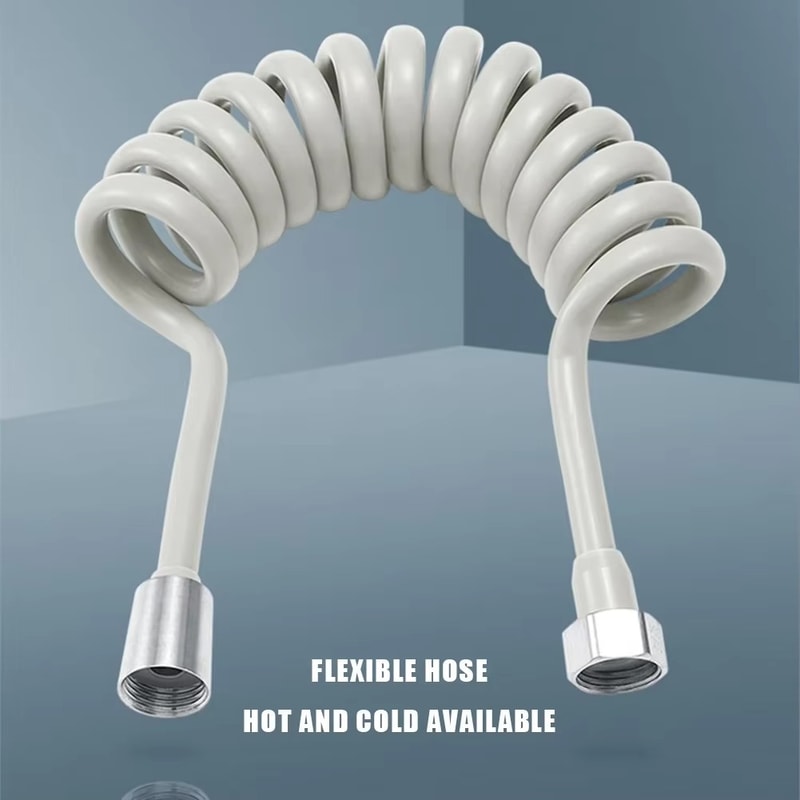 Flexible Spring Bidet Sprayer Hose For Toilet And Shower 1
