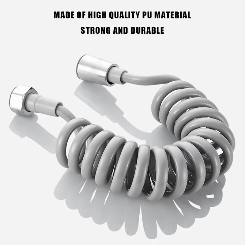 Flexible Spring Bidet Sprayer Hose For Toilet And Shower 2