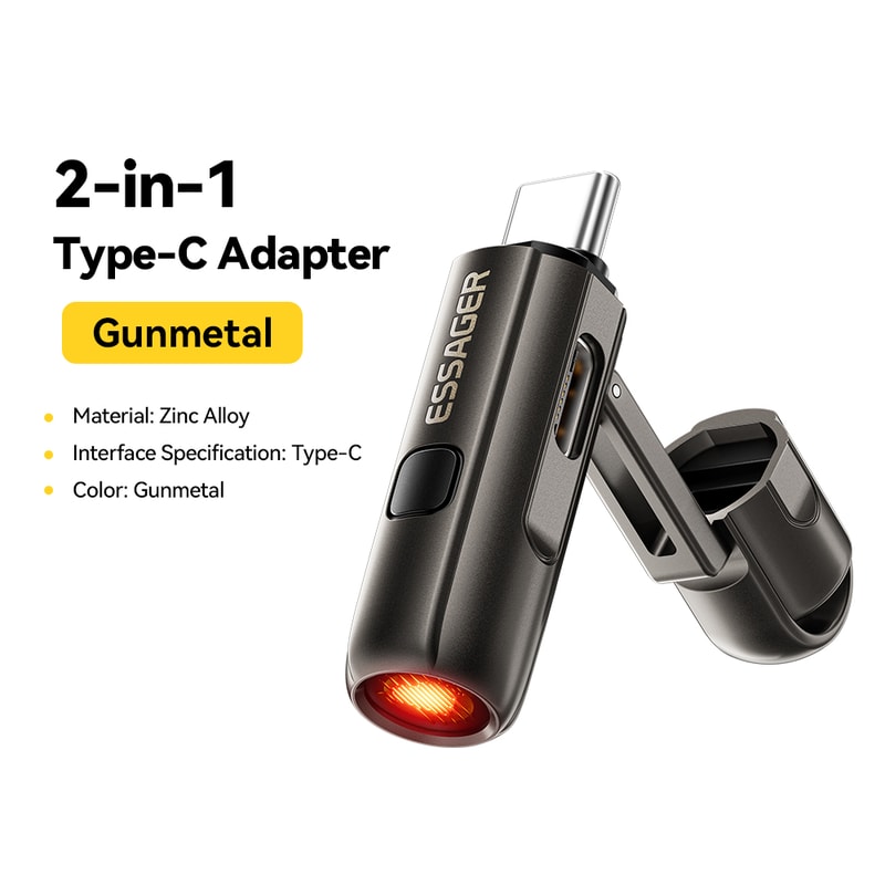 Essager USB C Lighter With Air Blower Portable Windproof Camping Tool 5