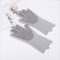 Silicone Dishwashing Gloves with Scrubbers Reusable Heat Resistant Cleaning Gloves
