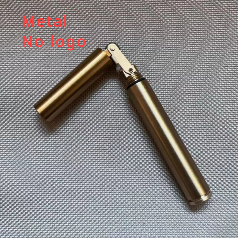 Retro Brass Kerosene Lighter Mini Pocket Flint Lighter For Men 6
