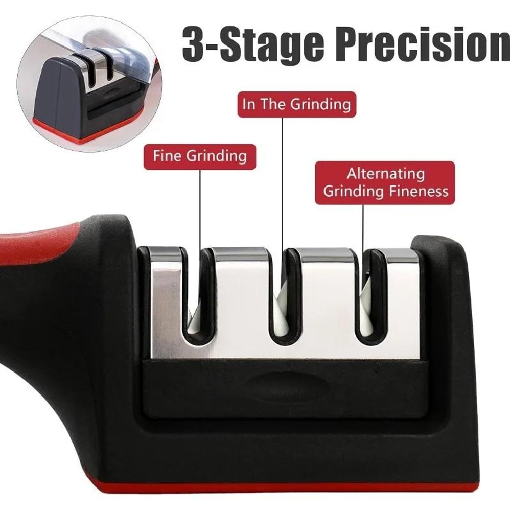Knife Sharpener Manual Kitchen Knife Sharpener For Fast Edge Restoration 1