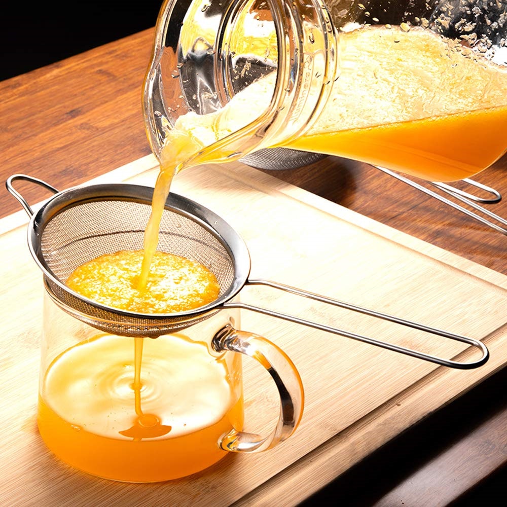 Fine Mesh Strainer Set Stainless Steel Flour Sifter and Tea Sieve