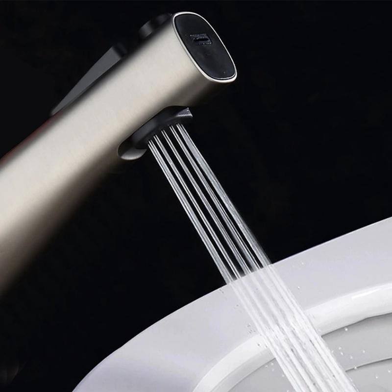 Handheld Bidet Sprayer For Toilet With Adjustable Pressure And Stainless Steel Hose 1