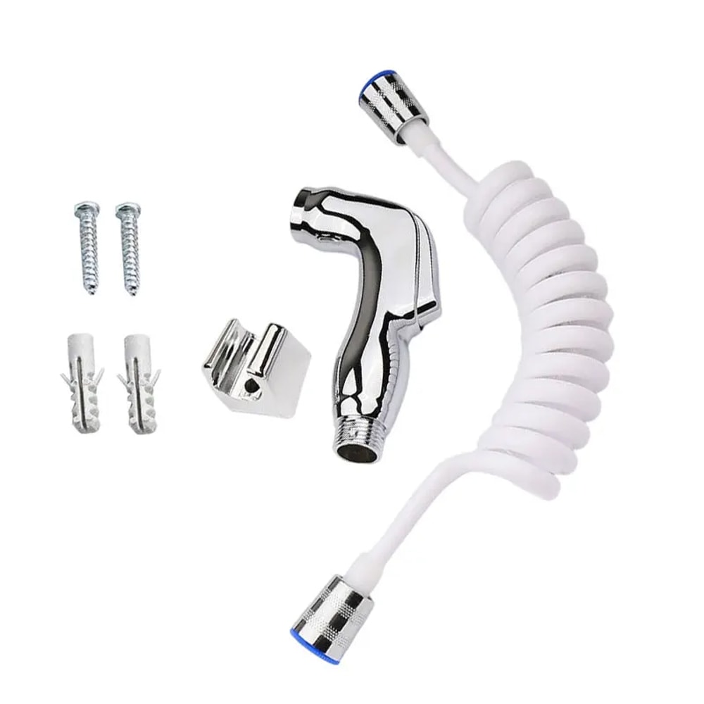 Handheld Bidet Sprayer For Toilet With Adjustable Pressure Stainless Steel Hose Kit 0