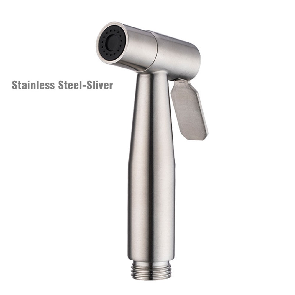 Stainless Steel Handheld Bidet Sprayer For Toilet With Holder 6