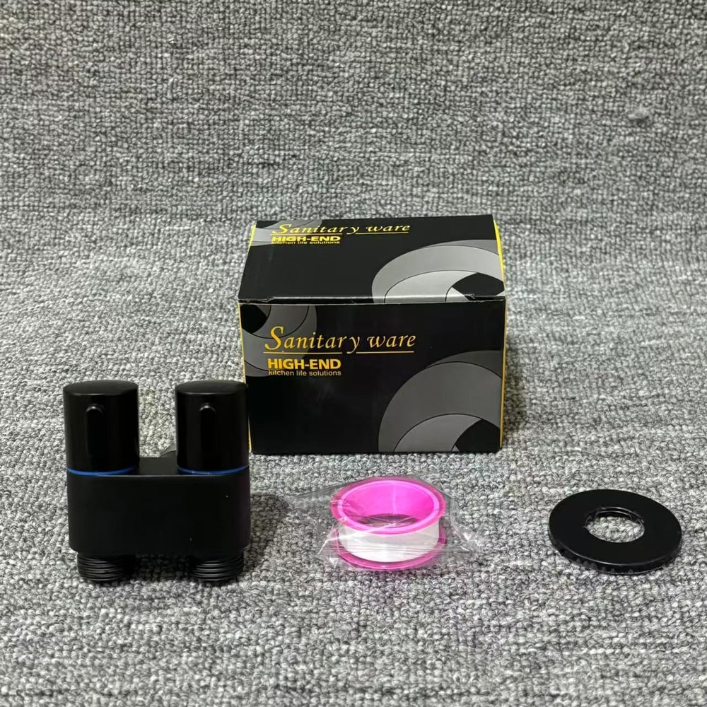 Dual Control Bidet Splitter Valve For Toilet And Washing Machine 4