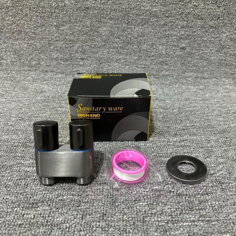 Dual Control Bidet Splitter Valve For Toilet And Washing Machine 5