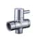 Solid Brass Shower Diverter Valve Way Adapter for Bidet Sprayer and Handheld Shower